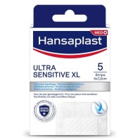 Hansaplast Ultra Sensitive XL Επιθέματα Κατάλληλα για Ευαίσθητο Δέρμα 5 X 7,2cm, 5τεμ