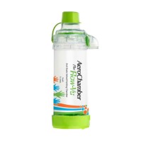 Aerochamber Plus Flow-Vu Youth Παιδικός Αεροθάλαμος Eισπνοών Με Επιστόμιο για 5 ετών και άνω με Πράσινο Χρώμα 1Τμχ.