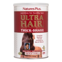 Natures Plus Ultra Hair Shake Συμπλήρωμα Διατροφής για την Ενίσχυση των Μαλλιών Γεύση Βανίλιας 454gr