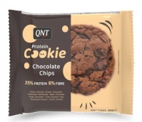 QNT  New Protein Cookie Chocolate Chips Μπισκότo Πρωτεΐνης 60gr