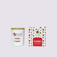 Aloe Colors Scented Soy Candle Kourabies Αρωματικό Κερί Σόγιας με Άρωμα Κουραμπιέ 150g