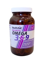Health Aid Omega 3-6-9 Ιχθυέλαια με Έλαιο Μποράγκου & Ελιάς (1155mg) 90 Κάψουλες