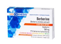 VioGenesis Berberine 500 mg Για το Φυσιολογικό Μεταβολισμό των Λιπιδίων και της Γγλυκόζης στο Αίμα 30 caps