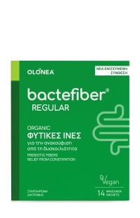 Olonea BacteFiber Regular Συμπλήρωμα Διατροφής με Φυτικές Ίνες για την Ανακούφιση από την Δυσκοιλιότητα, 14 φακελάκια