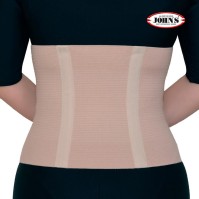 Johns 11100 Ζώνη Μέσης Βαμβακερή Special με Μπανέλες Ύψους 18cm σε Μπεζ χρώμα Νο 105 1τμχ