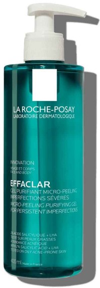 La Roche Posay Effaclar Μιcro-Peeling Purifying Gel Αφρώδες Gel Καθαρισμού, 400ml