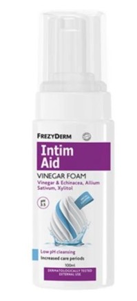 Frezyderm Intim Aid Vinegar Foam ph 3.5 Αφρός για την Ευαίσθητη Περιοχή, 100ml