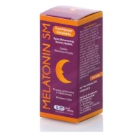 SM Pharmaceuticals Melatonin Spray Συμπλήρωμα Διατροφής Με Μελατονίνη Για Άμεση Δράση Κατά Της Αϋπνίας 12ml
