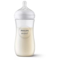 Philips Avent Πλαστικό Μπιμπερό Natural Response με Θηλή Σιλικόνης 330ml για 3+ μηνών