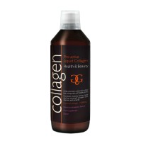 Collagen Pro Active Liquid Υγρό Πόσιμο Κολλαγόνο με γεύση Φράουλα, 600 ml (+20% Δωρεάν Προϊόν)
