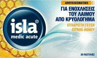FarmaSyn Isla Medic Acute Citrus & Honey 20τμχ