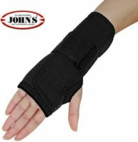 Johns Πηχεοκαρπικός Νάρθηκας Δεξιάς Πλευράς Neoprene σε Μαύρο Χρώμα Large (120115)