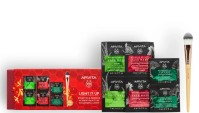 Apivita  Promo Pack Light It Up Promo Pack Ενυδάτωση & Λάμψη: Express Μάσκα Προσώπου Αλόη (2x8ml), Express Μάσκα Προσώπου Ρόδι (2x8ml), Μάσκα Ματιών Ginkgo Biloba (2x8ml) και ΔΩΡΟ Πινέλο Εφαρμογής Μάσκας Προσώπου