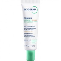 Bioderma Sébium Kerato+ Cover Κρέμα Περιποίησης με Κάλυψη για Ακνεϊκό & Λιπαρό Δέρμα 30ml