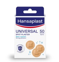 Hansaplast Universal Spots Αδιάβροχα Στρογγυλά Αυτοκόλλητα Επιθέματα 50 Τεμάχια