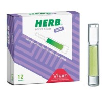 HERB Micro Filter, 12 πίπες για Slim τσιγάρο