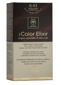 Apivita My Color Elixir 6.43 Βαφή Μαλλιών Ξανθό Σκούρο Χάλκινο Μελί 50ml&75ml