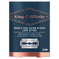 King C. Gillette Ξυράφια Διπλής Ακμής, 10 τμχ.