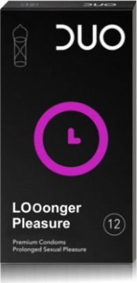 Duo Προφυλακτικά LOoonger Pleasure με Επιβραδυντικό 12τμχ
