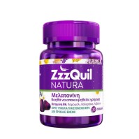 Natura ZzzQuil Συμπλήρωμα Διατροφής Με Μελατονίνη 30 Ζελεδάκια