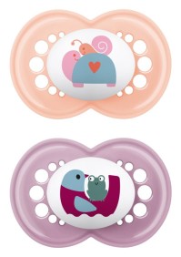 Mam Original Ορθοδοντική Πιπίλα Σιλικόνης με Θηλή Skinsoft 150SG για 6-16 μηνών Ροζ, 2τμχ