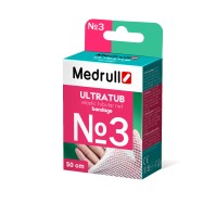 Medrull Ultra Tub Elastic Tubular Net Bandage, Ελαστικός Δικτυωτός Επίδεσμος (Δίχτυ) Νo3  (2.3 x 50cm)