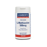 Lamberts L-Methionine Ελεύθερης Μορφής 500 mg, 60 κάψουλες