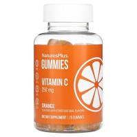 Natures Plus Gummies Συμπλήρωμα Διατροφής Βιταμίνη C 250mg  Για Την Εύρυθμη Λειτουργία Του Οργανισμού 75 Ζελεδάκια