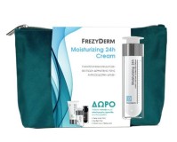 Frezyderm Promo Moisturizing 24h Cream Κρέμα Ενυδάτωσης Προσώπου 50ml + ΔΩΡΟ Facial Scrub 15ml, Eye Balm 5ml, Velvet Colors Medium 2ml