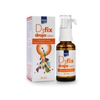 Intermed D3 Fix Drops 1000IU Συμπλήρωμα Διατροφής Βιταμίνη D3 Σε Σταγόνες 30ml.