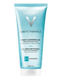 Vichy Purete Thermale Fresh Cleansing Gel Sensitive Skin Καθαρισμός για Πρόσωπο και Μάτια 200ml