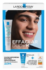 La Roche-Posay Effaclar Duo+M 40ml Promo Set | Κατά της Ακμής με Δώρο Gel 50ml & Anthelios SPF50+  3ml