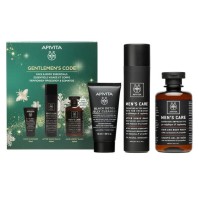 Apivita Promo Gentlemens Code Ανδρικό Σετ Περιποίησης με After Shave 100ml, Gel Καθαρισμού 50ml & Δώρο Σαμπουάν-Αφρόλουτρο 250ml