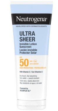 Neutrogena Ultra Sheer Invisible Hydrating Lotion Αντηλιακό Σώματος SPF50, 200ml