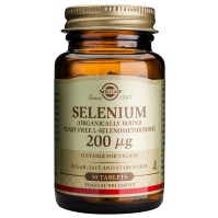Solgar Selenium 200μg Συμπλήρωμα Διατροφής Σελήνιο Ιδανικό για Τόνωση Ανοσοποιητικού & Υπολειτουργία Θυροειδούς - Υγεία Μαλλιών & Νυχιών, 50tabs