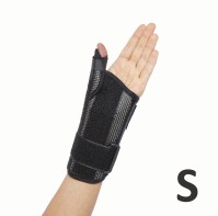 Anatomic Help 0506 Νάρθηκας Καρπού και Αντίχειρα Αριστερός Small Μαύρο Χρώμα 1τμχ