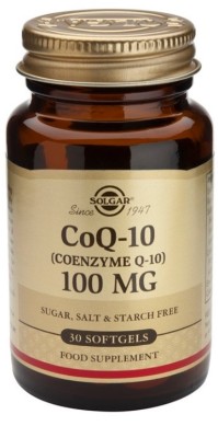 Solgar Coenzyme Q-10 100mg Συμπλήρωμα Διατροφής, 30 Μαλακές Κάψουλες