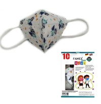Famex Mask Kids Παιδικές Μάσκες Προστασίας FFP2 NR Superhero 10 τεμάχια