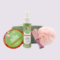 Aloe Colors The Bloom Bag – Hair & Body Mist 100ml, Lip Oil Charm 5ml & Μπρελόκ Pom Pon