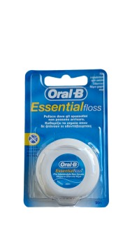 Oral-B Essential Floss Οδοντικό Νήμα Ακύρωτο 50m, 1τεμ