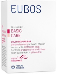 EUBOS Solid Washing Bar Red Στερεή πλάκα πλυσίματος χωρίς σάπωνες 125gr