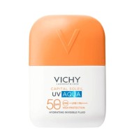 Vichy Capital Soleil UV Aqua Hydrating Invisible Fluid SPF50 Αντηλιακό Προσώπου 50ml