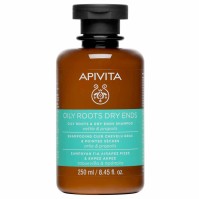 Apivita Oily Roots & Dry Ends Shampoo, Σαμπουάν Εξισορρόπησης για Λιπαρές Ρίζες και Ξηρές Άκρες με Τσουκνίδα & Πρόπολη 250ml