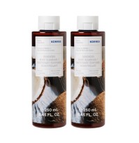 Korres 1+1 Δώρο Πακέτο Προσφοράς Renewing Body Cleanser Coconut Water Αφρόλουτρο Gel Νερό Καρύδας, 2x250ml