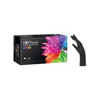 Soft Touch Nitrile Examination Gloves Μαύρο Large 100τμχ