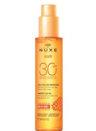 Nuxe Sun Tanning Oil, Λάδι Μαυρίσματος Για Πρόσωπο & Σώμα SPF30, 150ml