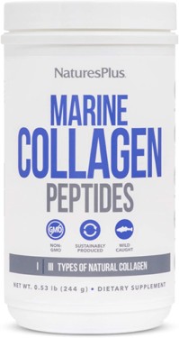 Natures Plus Marine Collagen Peptides Powder - Πεπτίδια Κολλαγόνου σε Σκόνη από Ιχθύες 244 gr