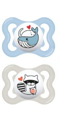 Mam Supreme Ορθοδοντική Πιπίλα Σιλικόνης 145SB για 2-6 μηνών Μπλε, 2τμχ