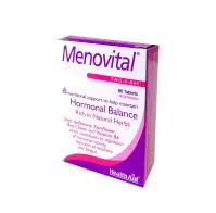 Health Aid Menovital Συμπλήρωμα Διατροφής για την Εξισορρόπηση των Συμπτωμάτων της Εμμηνόπαυσης 60 Ταμπλέτες