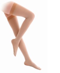 ADCO Ιατρικές Κάλτσες Ριζομηρίου Class I Συμπίεσης ΚΔΣ, Beige, Περίμετρος Μηρού 50-61 (Medium)